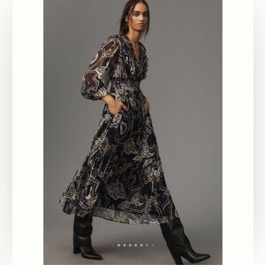 Anthropologie Printer Johnson dress NWT